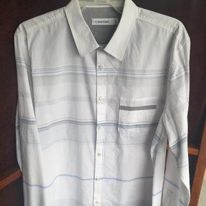 Calvin Klein L mens cotton shirt.